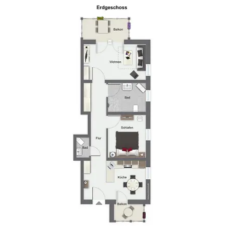 Strandvilla Scholle - Lachs 01 Больтенхаген